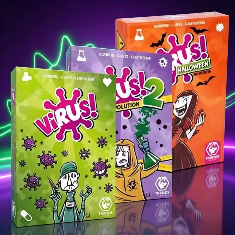 Board Game Virus - 가족 전략 카드 게임 세트 바이러스