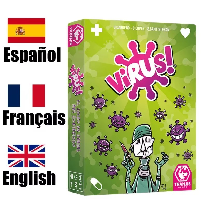 Board Game Virus - 국경을 넘는 새로운 바이러스 슈퍼 바이러스