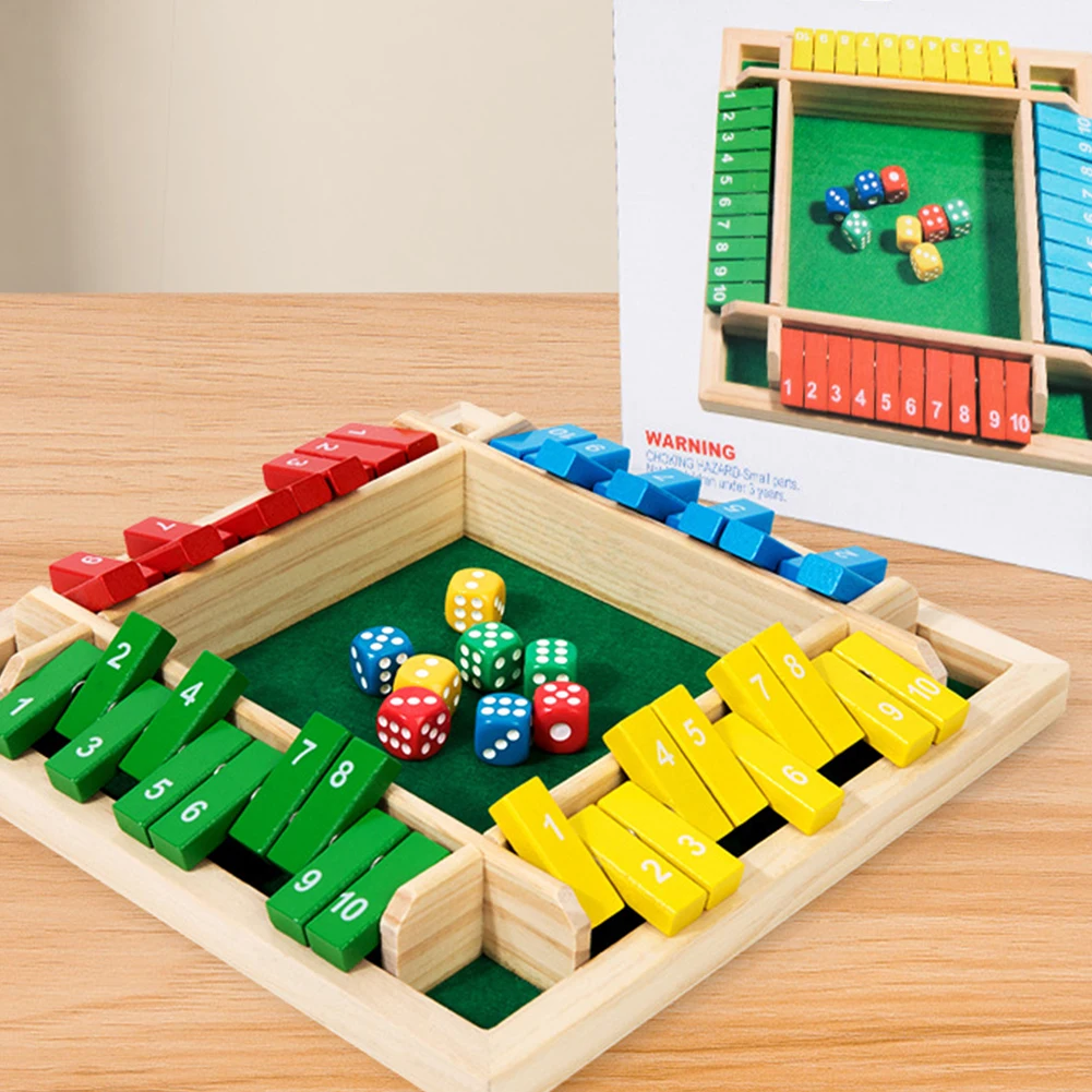 육면체 뒤집기 게임 나무 숫자 게임 셧 더 박스 주사위 - Board Game Flip 7 리뷰 및 가격
