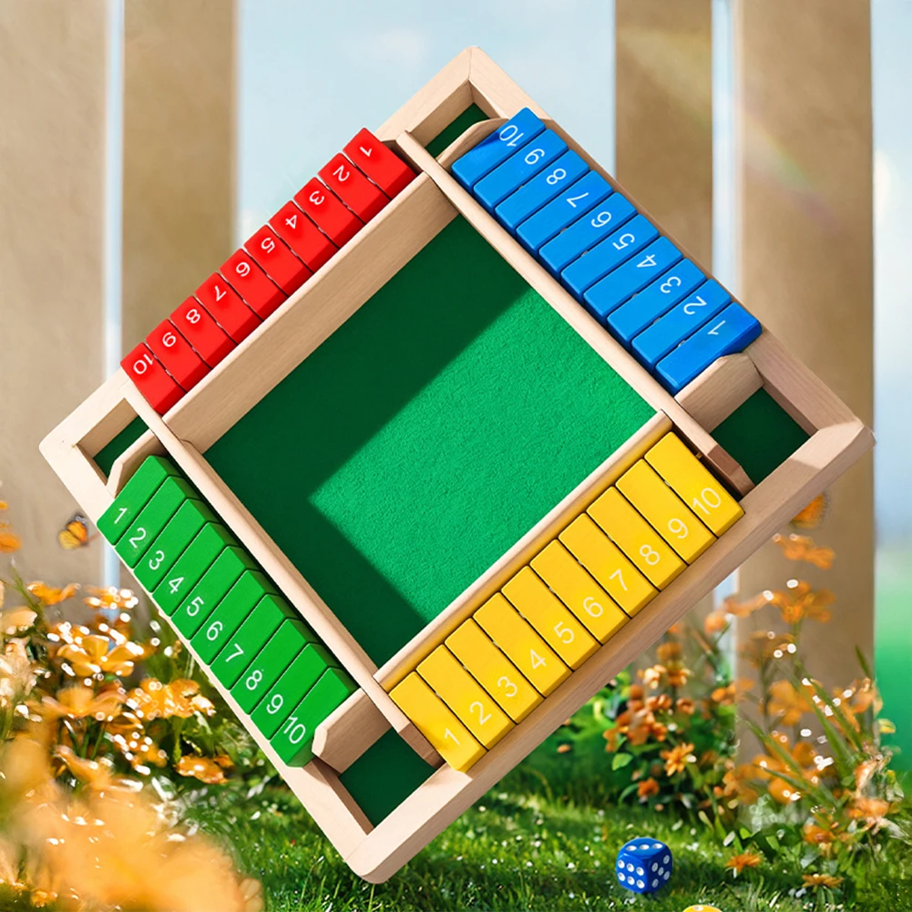 육면체 뒤집기 게임 나무 숫자 게임 셧 더 박스 주사위 - Board Game Flip 7 리뷰 및 가격
