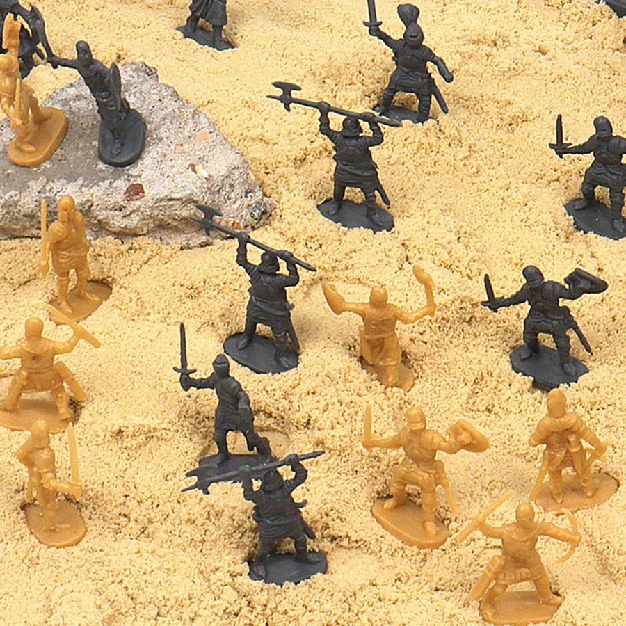 24개 미니어처 중세 병사 모델 – 디오라마 제작, 테 - Board Game War 리뷰 및 가격