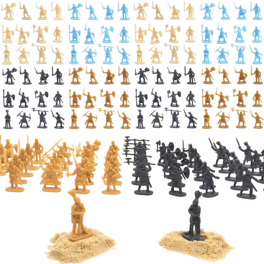 24개 미니어처 중세 병사 모델 – 디오라마 제작, 테 - Board Game War 리뷰 및 가격