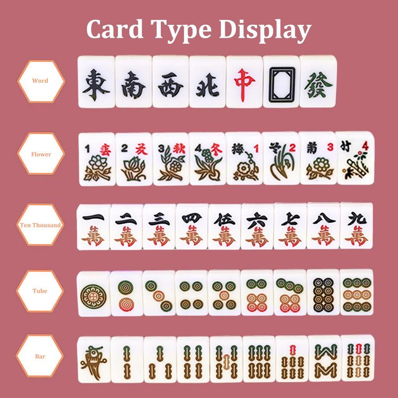 마작 세트 보드 게임, 대형 보관 가방, 휴대용 테이블 - Board Game Land 리뷰 및 가격
