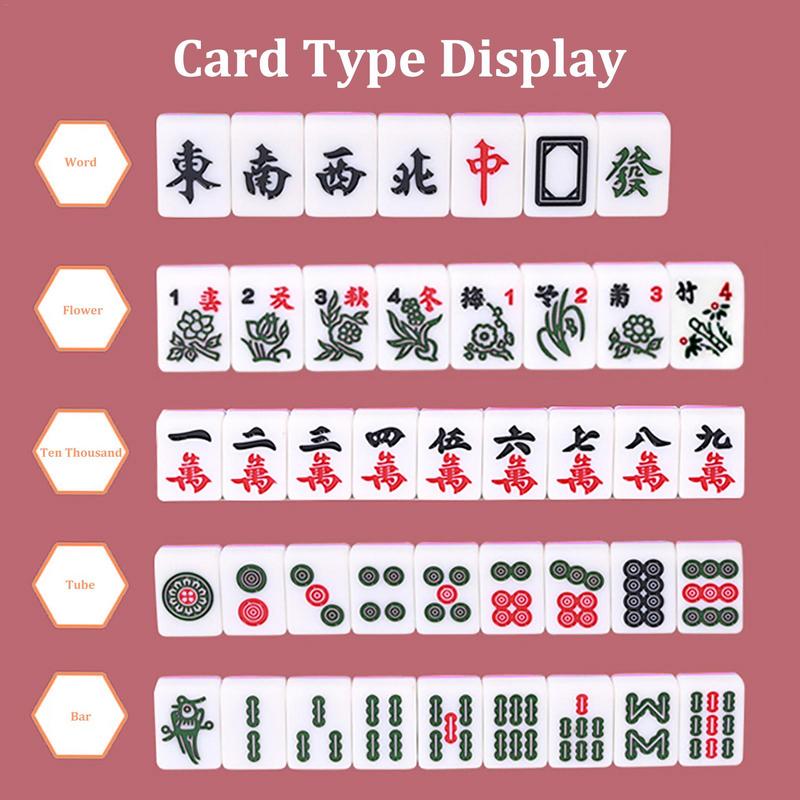 마작 세트 보드 게임, 대형 보관 가방, 휴대용 테이블 - Board Game Land 리뷰 및 가격
