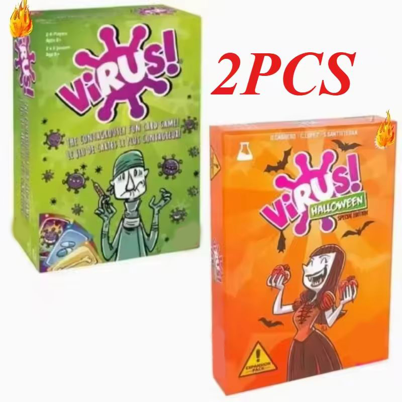 흥미로운 바이러스 카드 게임 & 바이러스 에볼루션 2, - Board Game Virus 리뷰 및 가격