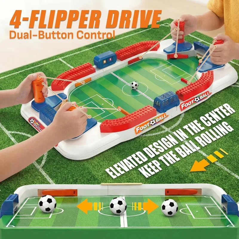 미니 테이블탑 축구 게임, 더블 플립 컨트롤, 고난도  - Board Game Flip 7 리뷰 및 가격