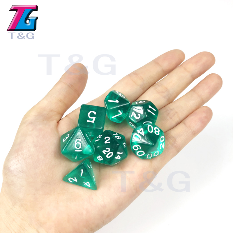 도매 7 개/몫 주사위 세트 다면체 D4,D6,D8,D - Board Game War 리뷰 및 가격